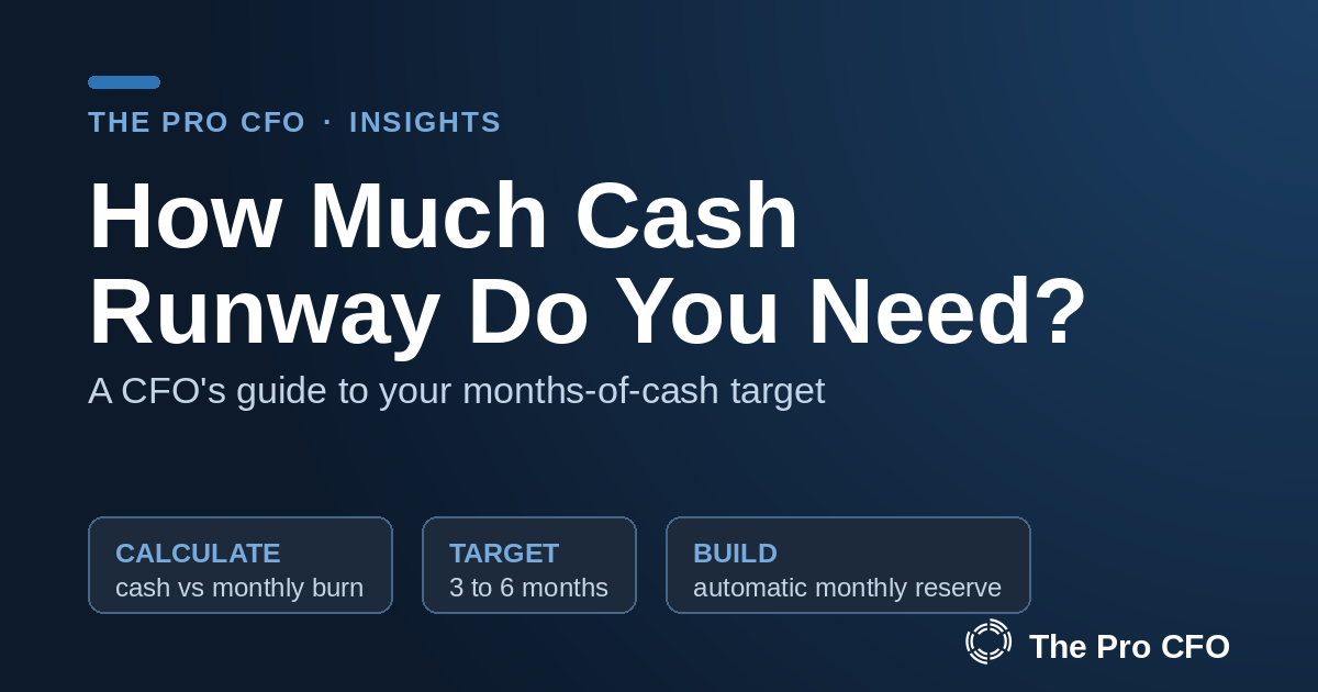 How Much Cash Runway Does Your Business Really Need?